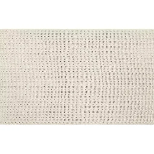 Parchment Memory Foam Chenille Bath Mat, 34 in.