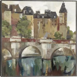 Paris Late Summer Framed Canvas Art Print