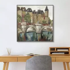 Paris Late Summer Framed Canvas Art Print
