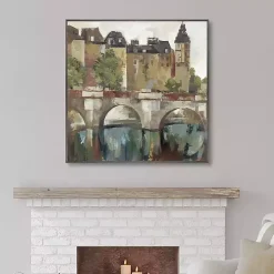 Paris Late Summer Framed Canvas Art Print