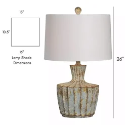Pastel Blue Jada Table Lamp
