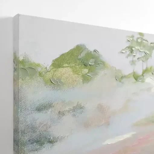 Pastel Meadow Canvas Art Print