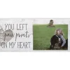 Paw Prints on My Heart Clip Picture Frame
