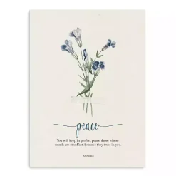 Peace Affirmations Canvas Art Print, 18x24 in.