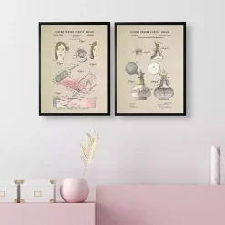 Perfume Patent Framed Art Print
