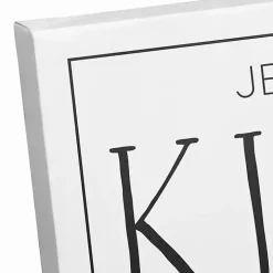 Personalized Family Kitchen Co. Canvas Wall Plaque