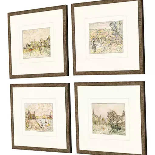 Petite Landscapes Framed Art Prints, Set of 4