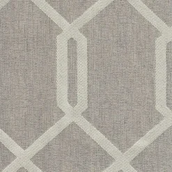 Pewter Gray Lattice Parsons Chairs, Set of 2