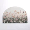 Pink Floral Meadow Arch Canvas Art Print
