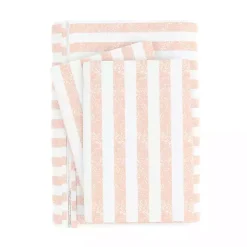 Pink Rugged Stripe 2-pc. Twin Duvet Cover Set