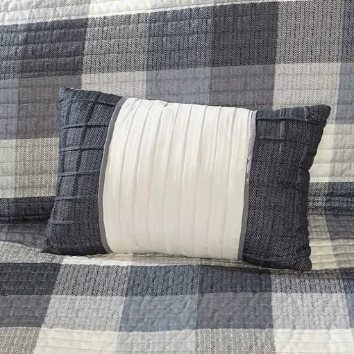 Plaid Reversible 6-pc. Full/Queen Coverlet Set