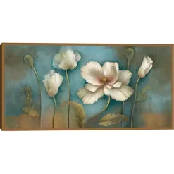 Poppy Melody Framed Canvas Art Print