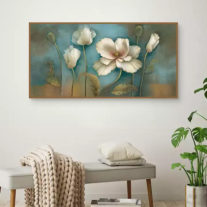 Poppy Melody Framed Canvas Art Print