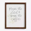 Praise the Lord Framed Wall Plaque