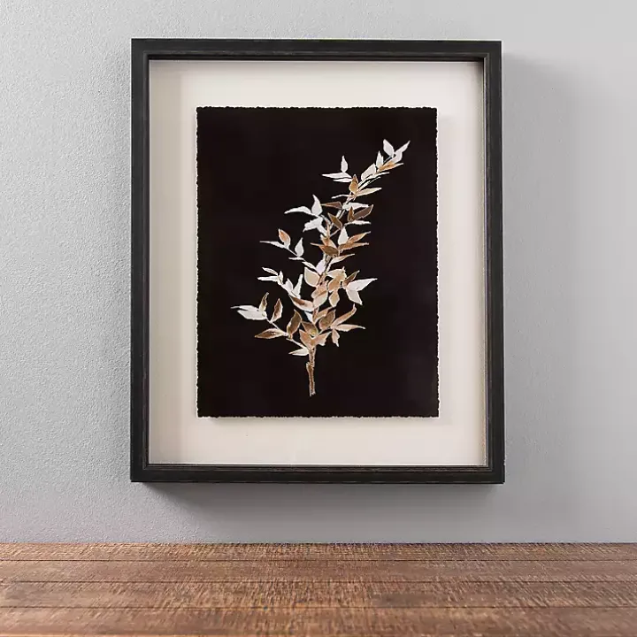 Pressed Leaves III Framed Art Print