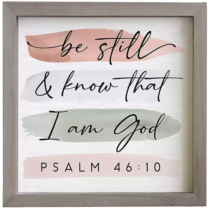 Psalm 46:10 Wall Plaque