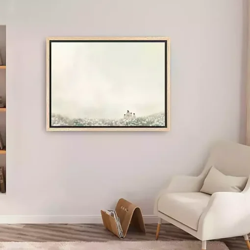 Pure in Heart Framed Canvas Art Print, 26x34