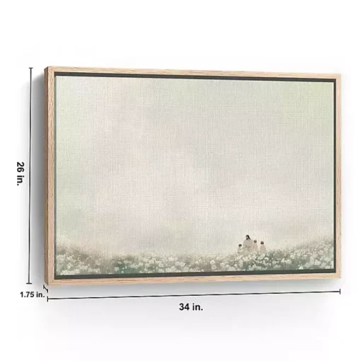 Pure in Heart Framed Canvas Art Print, 26x34