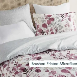 Purple Botanical 3-pc. Full/Queen Comforter Set