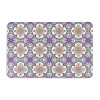 Purple Flower Stone Bath Mat