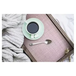 Purple Textured Faux Fabric Peel & Stick Wallpaper