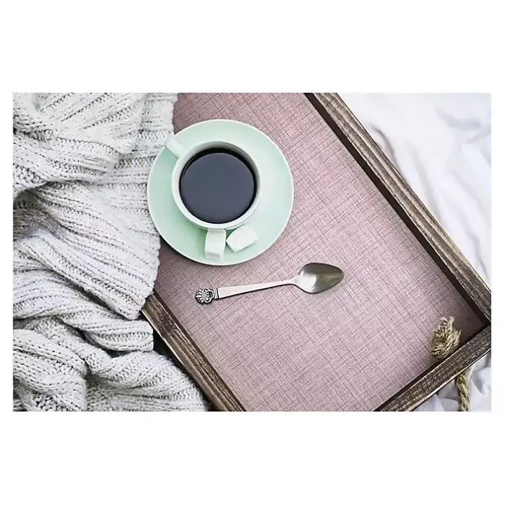 Purple Textured Faux Fabric Peel & Stick Wallpaper