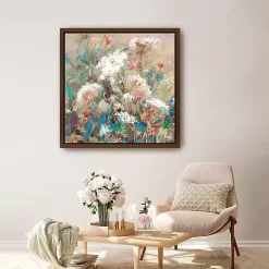 Queen Ann's Garden Framed Canvas Art Print