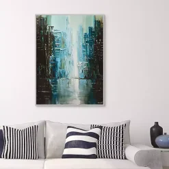 Rainy Days Framed Canvas Art Print