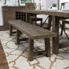 Reclaimed Wood Industrial Dining Bench