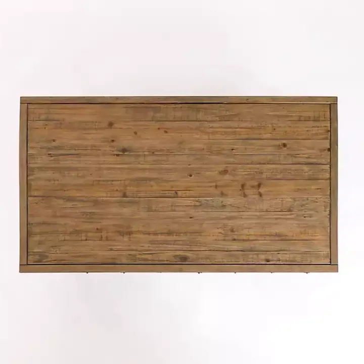 Reclaimed Wood Keeping Drawers Coffee Table