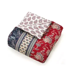 Red Navy Marbella Queen 5-pc. Comforter Set