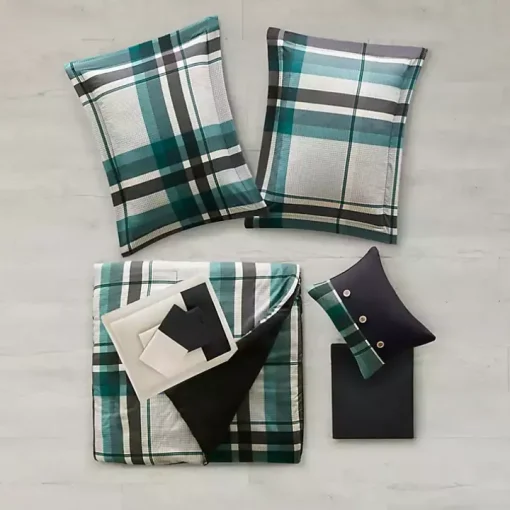 Roger Plaid 7-pc. Twin Comforter Set