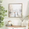 Romantic Rainy Paris Transitional Framed Wall Art