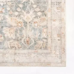 Rosette Denim Area Rug, 7x9