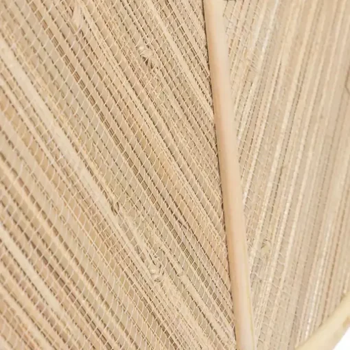 Round Elyas Natural Rattan Wall Mirror