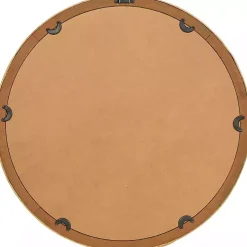 Round Seagrass and Bamboo Wall Mirror