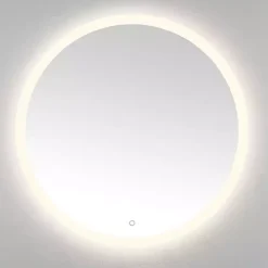 Round Whit LED Wall Mirror
