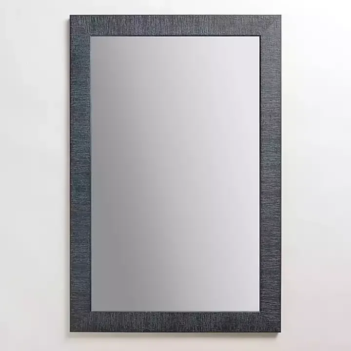 Rustic Black Ryan Profile Mirror