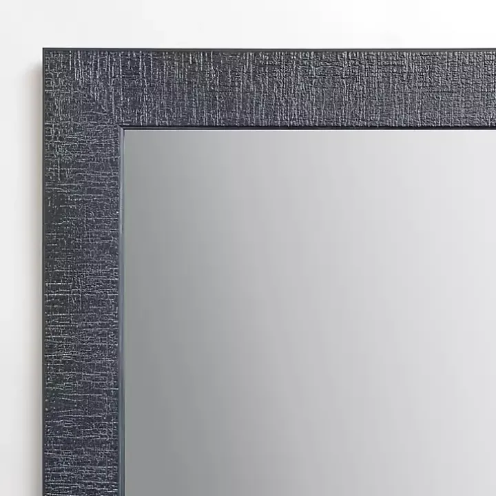 Rustic Black Ryan Profile Mirror