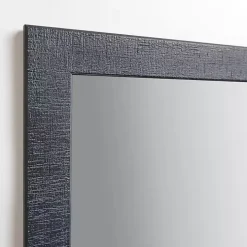 Rustic Black Ryan Profile Mirror