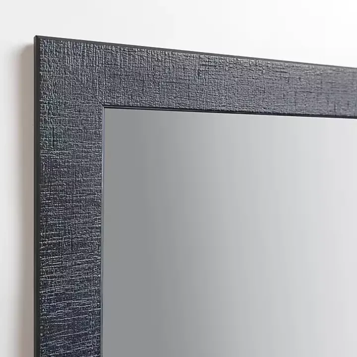 Rustic Black Ryan Profile Mirror