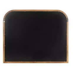 Rustic Brown Wide Arch Wall Mirror