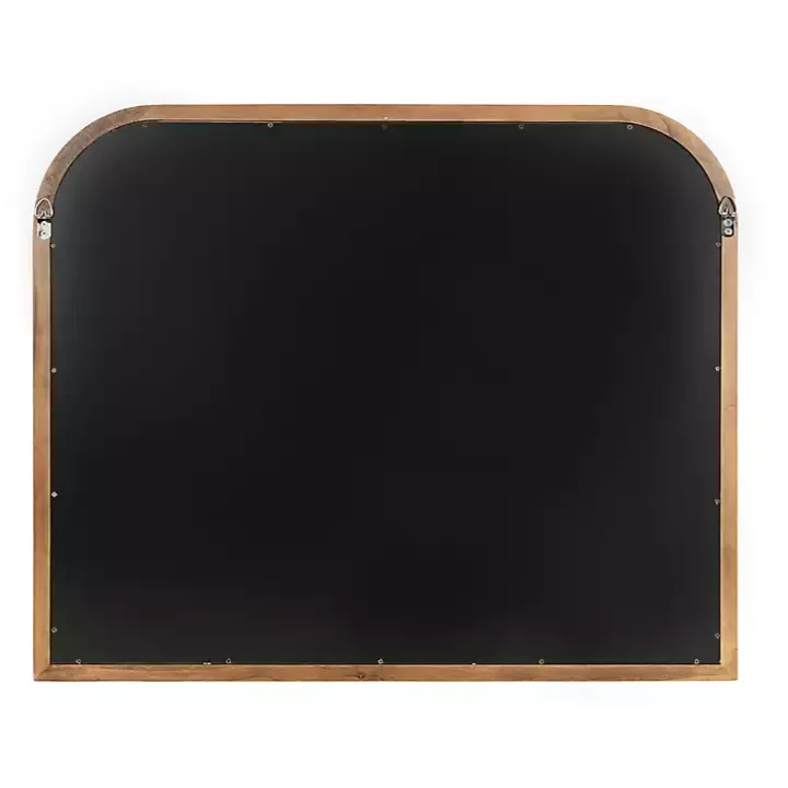 Rustic Brown Wide Arch Wall Mirror