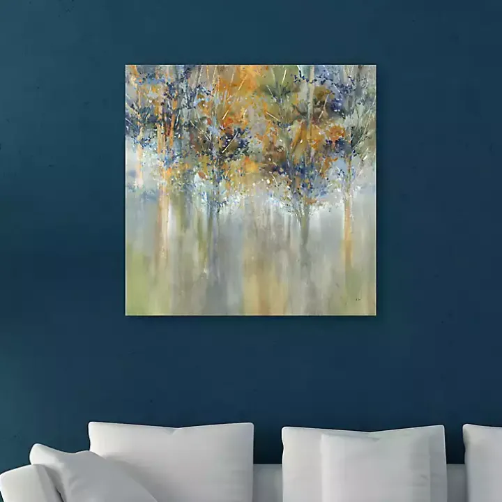 Rustic Leaves Giclee Canvas Art Print