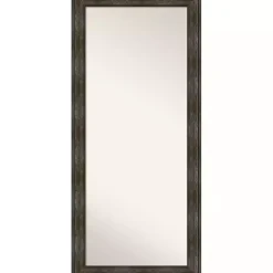 Rustic Rail Charred Framed Mirror