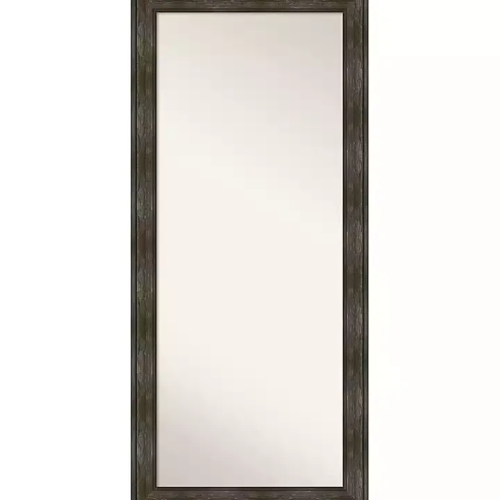 Rustic Rail Charred Framed Mirror