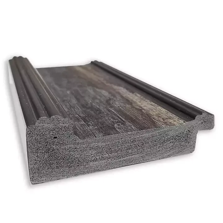 Rustic Rail Charred Framed Mirror