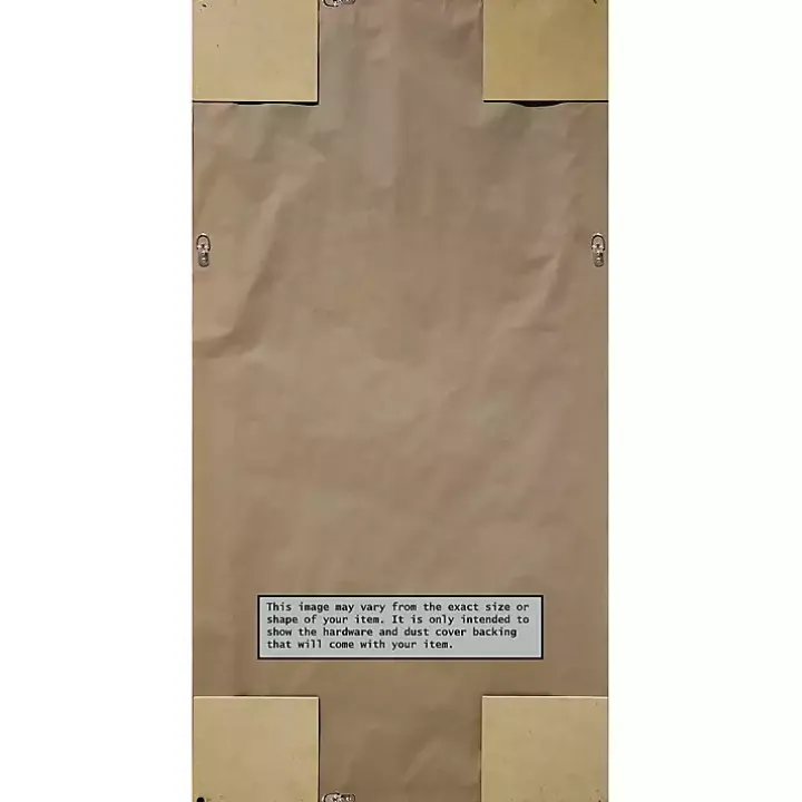 Rustic Rail Charred Framed Mirror