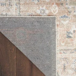 Sage Distressed Medallion Washable Area Rug, 5x7