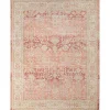 Salmon Vintage Border Area Rug